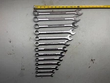 CRAFTSMAN Tools SAE Combination Wrench Set 1/4"- 1" Vintage Made in USA