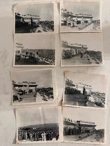 VINTAGE PHOTOS FOUND SNAPSHOTS WW2 USO Show Joan Blondell Kay Kyser More 1940s