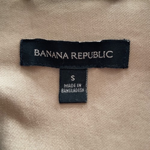 BANANA REPUBLIC Women's Explorer Size Small Khaki Long Sleeve Belted Jumpsuit - Picture 4 of 9