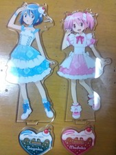Madoka Magica FamilyMart Collaboration Acrylic Stand Miki Sayaka Kaname Madoka