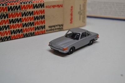 WESTERN MODELS - MERCEDES-BENZ 450SL - WEISSMETALL MODELLAUTO M6 MASSSTAB 1:76