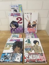 1° Stampa Bleach Vol 2 - 5 con Obi Edizione 2002 Manga Raro Set Fumetti