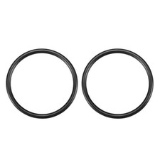 Nero 52 mm Diametro esterno in gomma paraolio e O Anello guarnizione 2 pezzi