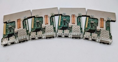 Lot of 4 Dell NWMNX Broadcom 57412 2 x 10GB SFP+ + 5720, 2 x 1GB Base-T, RNDC