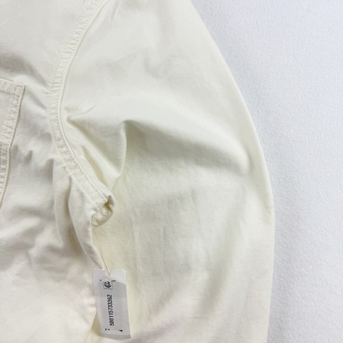 Old Navy Workwear Jacket Mens Size Large Chore Coat White Cotton NWT - Picture 5 of 11