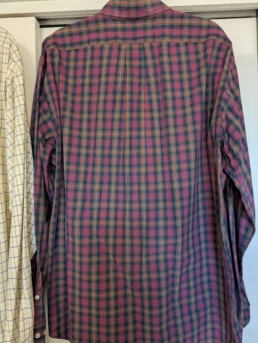 Ralph Lauren Classic Fit Hemdpaket mit Knopfleiste L kariert Kleid Freizeit Arbeit - Bild 11 von 13