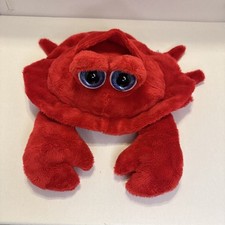 Crab Stuffed Animal, Gifts for Kids, Bright Eye Ocean Animals, Red Crab Plush