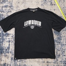 Vintage Lowrider Chicano Shirt Embroidered Logos Size Xl Front And Back Logos Vintage Lowrider Chicano Shirt Embroidered Logos Size Xl Front And Back Logos