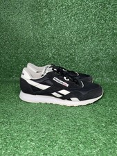 Reebok Classic Mens Size 9 Black White Nylon ...