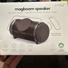 Tylt MagBoom MagSafe Bluetooth Wireless Speaker Black for iPhone 12/newer