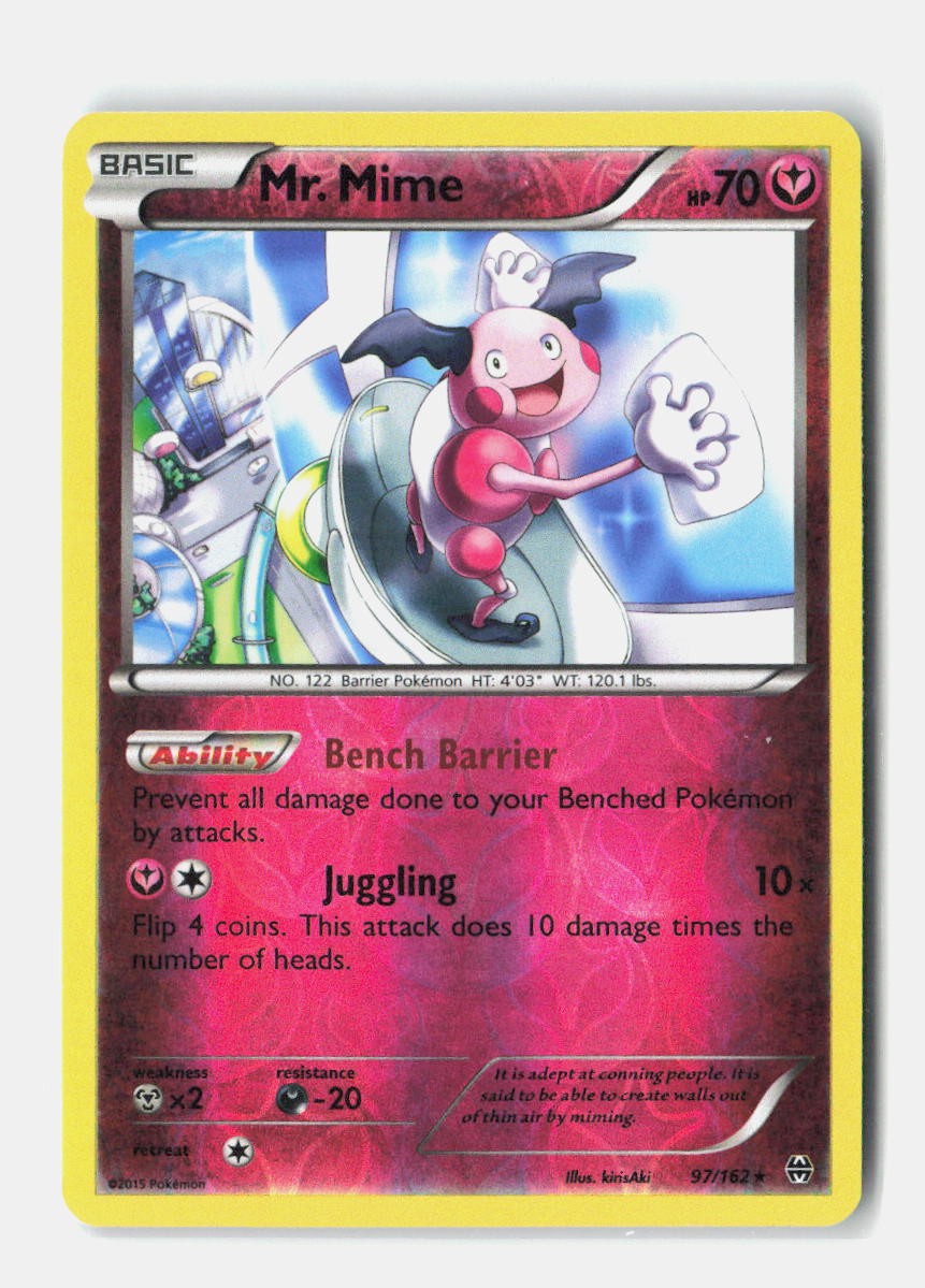 Mr. Mime Reverse Holofoil [BKT- 97/162]