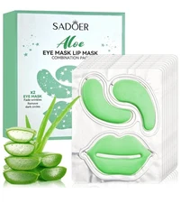 Sadoer Aloe Eye Mask/Lip Mask Combination Pack Exp 6/27