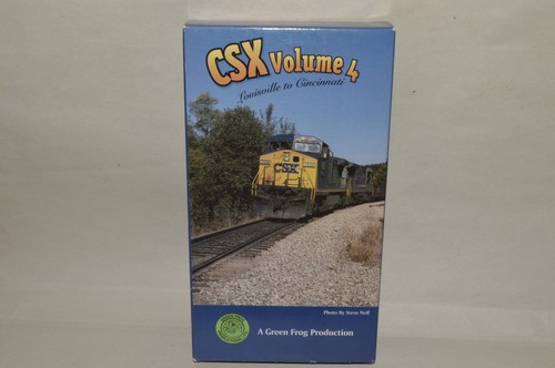 RR  train VHS video Green Frog CSX Transportation Vol 4 Louisville KY Cincinnati