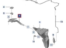Porsche 911 992 Wischwasserbehälter Tank Einfüllstutzen 992955463 NEU ORIGINAL