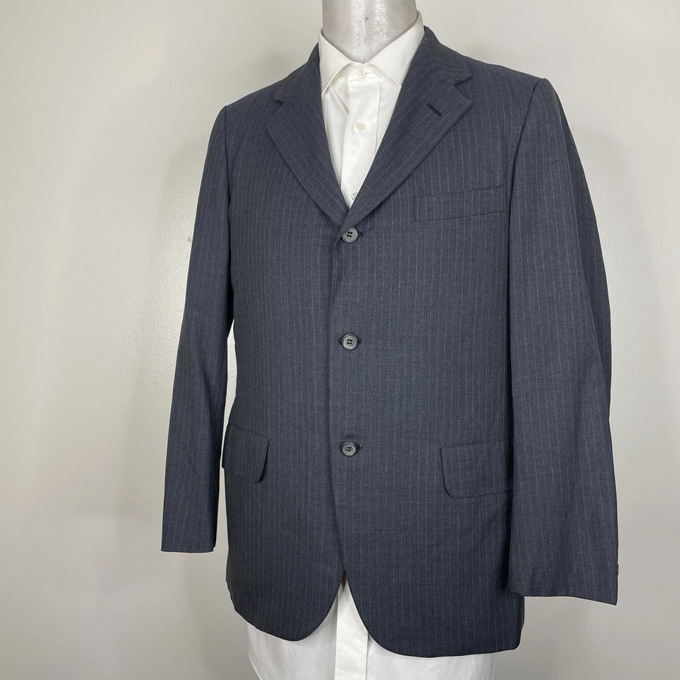 Chaqueta Blazer Southwick Vintage Años 50 Años 60 Hecha en EE. UU. Para Hombres 38S 40S Lana Azul Foto 3 de 4