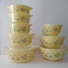 Shenandoah Mixing Bowls 401 402 403  Casseroles 471 472 473 474 475 VTG Pyrex