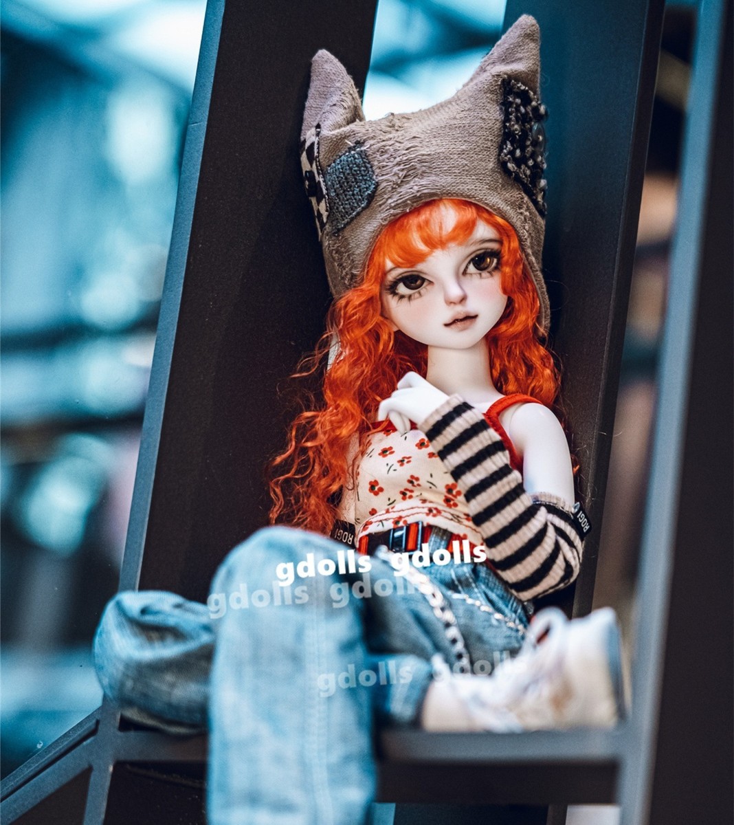 1/4 BJD Dolls Human Turb (Roxen )- Black Fog Elves Boy Girl Eyes+