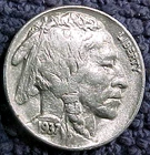 1937 BUFFALO NICKEL.....FREE SHIPPING.......MIN. BID .01 & NO RESERVE!