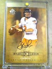 2011 Brandon Weeden Upper Deck SPA Rookie Canvas Collection Autograph RC SSP🔥🔥