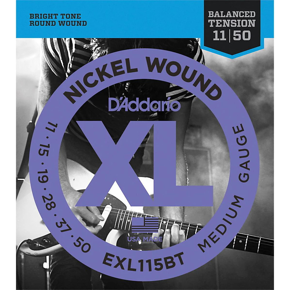 D'Addario EXL115BT Balanced Tension Medium Electric Guitar Strings (2-Pack) thumbnail 2