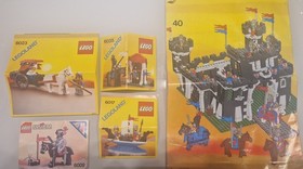 LEGO Black Monarch Castle Knights Castle 6085+6009+6017+6023+6035 with BA Complete
