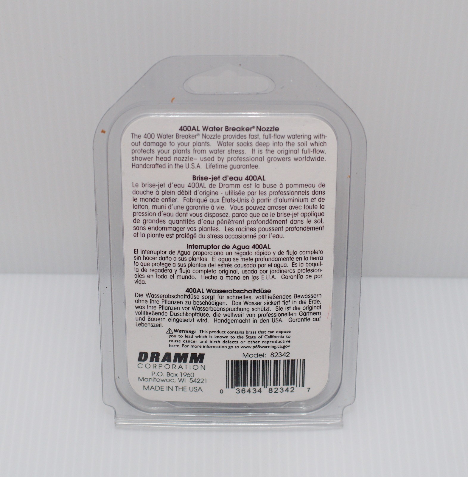 NEW Dramm Original 400 Water Breaker Nozzle Model 82342 FREE SHIPPING