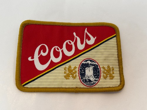 Vintage Coors Beer Sew On Patch For Cap Jacket Vest Trucker Hat - 3.75" X 2.75"