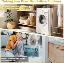 Portable Dryer Blower Fan Belt Compatible with Magic Chef 2.6 Cu.Ft. Compact Dry