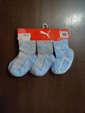 Puma Super Lite 12-24 Months Socks 6 Pair New With Tags.