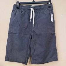 Old Navy Shorts Boys XL 14-16 Gray Casual Elastic Waist Drawstring Cotton NEW