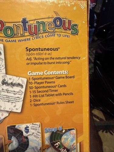 Spontuneous The Song Game - Sing It or Shout It, Gioco da Tavolo per Family Party - NUOVO - Foto 11 di 12