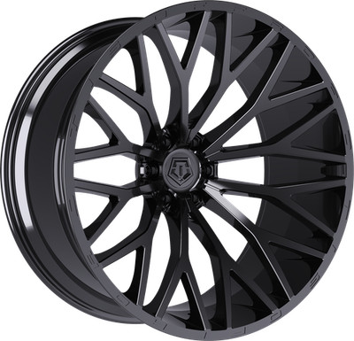 TIS Wheels 566B 22x10 -19 Gloss Black 6x139.7 6X5.5 (QTY 4