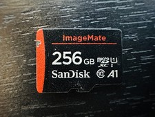 SanDisk 256GB ImageMate MicroSDXC UHS-I Memory Card Very Good 6E