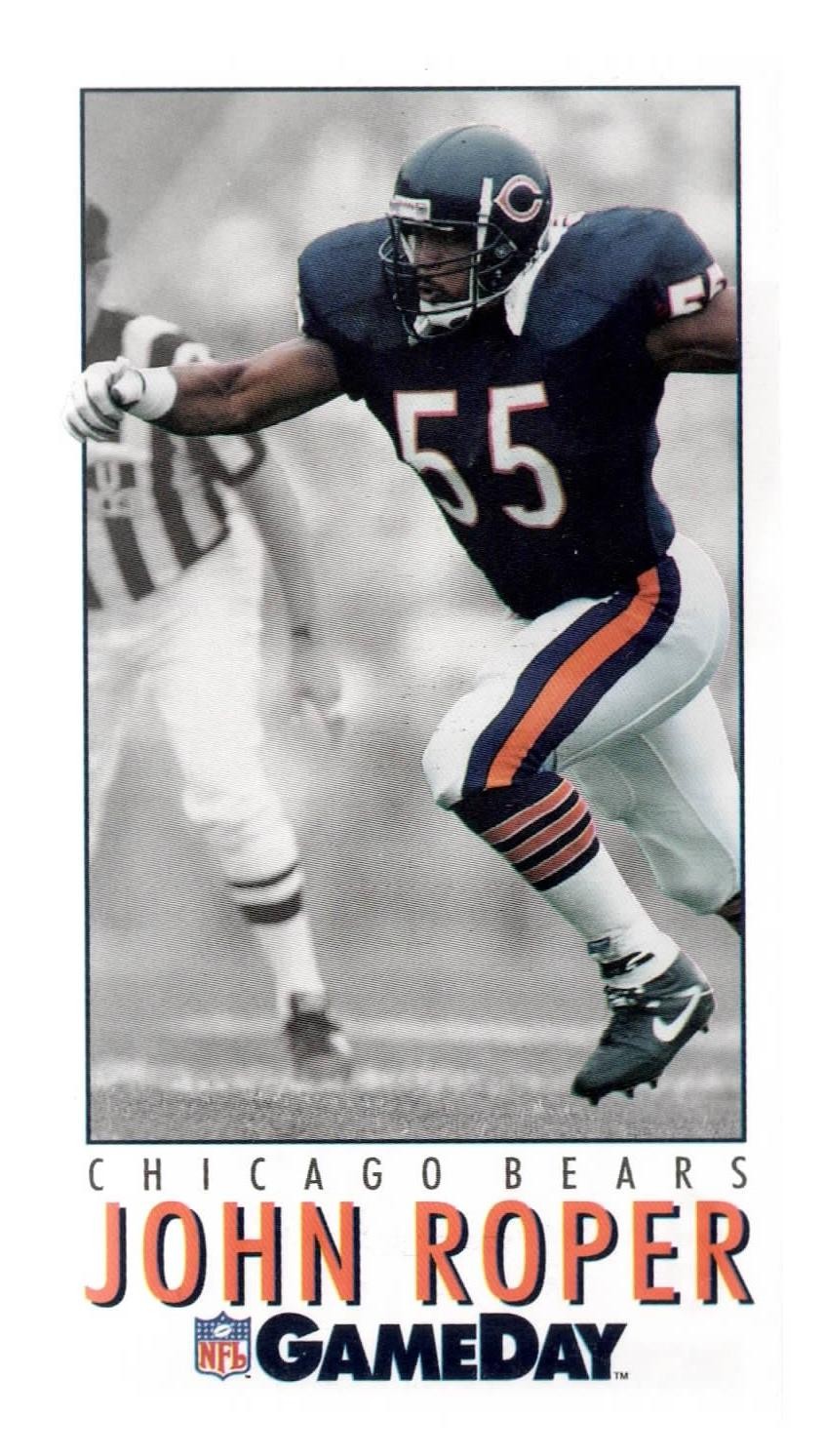 1992 GameDay John Roper Chicago Bears #246 Near Mint or Better