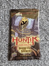 Huntik TCG Secrets and Seekers Booster Pack Metagolem Art Upper Deck 2009 Sealed