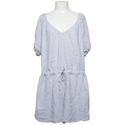 Universal Thread, Jumpsuit, Größe: XXL, Blau/Weiß, Leinen/Viskose, Streifen #1kV