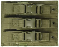 VISM by NcSTAR HICAP PISTOL TRIPLE MAGAZINE POUCH GREEN