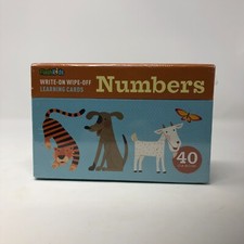 Write-On Wipe-Off Learning Cards; NUMBERS by Flash Kids SEALED