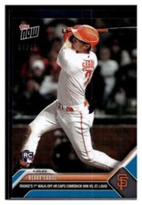 2023 Topps Now #184 Blake Sabol Blue Parallel Card #d 4/49 RC Rookie