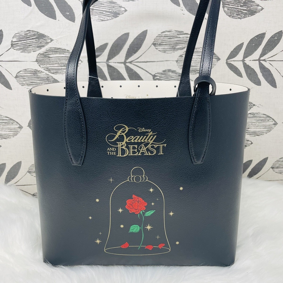 専用です(^-^) Disney X Kate Spade Beauty And The Beast Small Reversible Tote