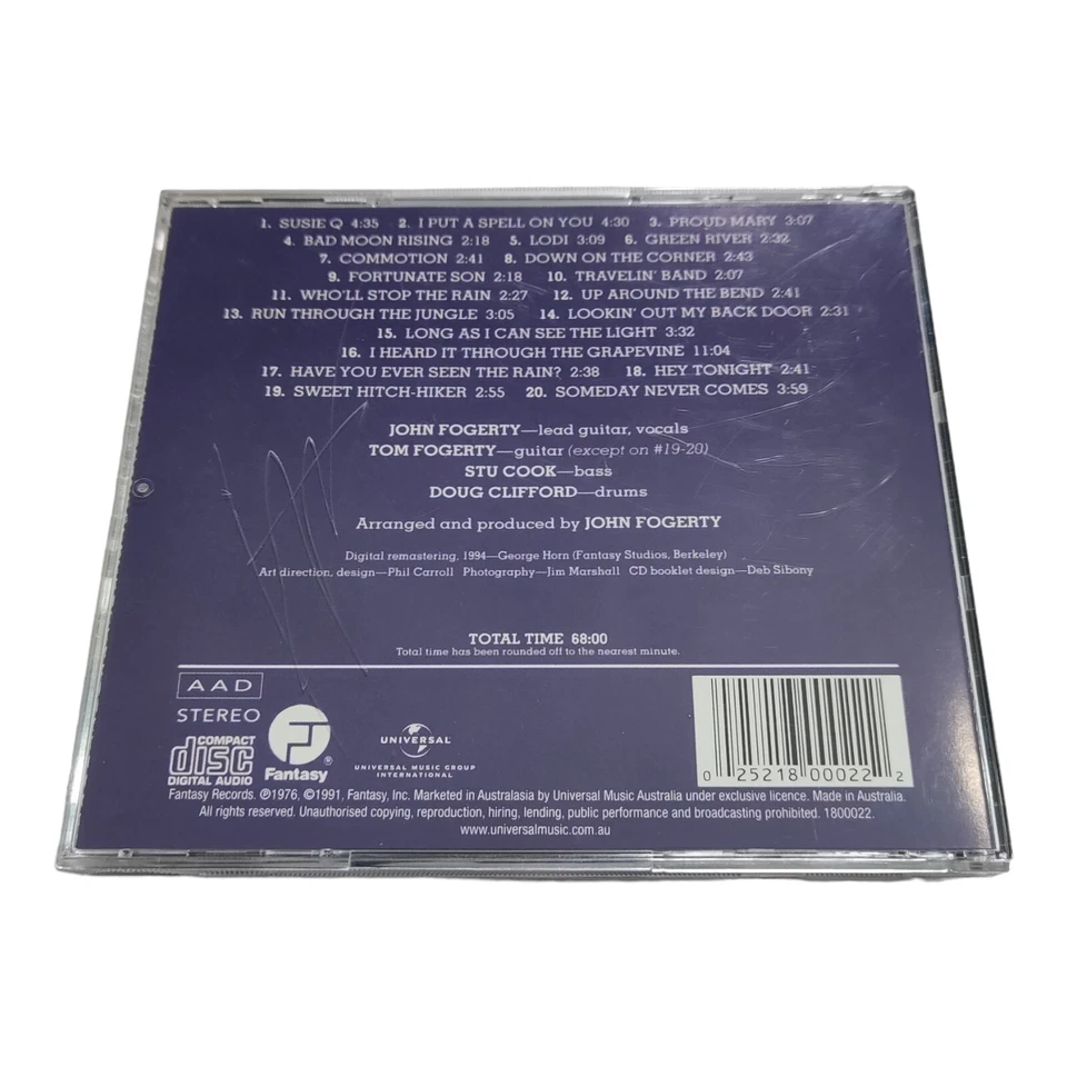 Creedence Clearwater Revival John Fogerty - Chronicle: The 20 Greatest CD Comp. Foto 2 de 4