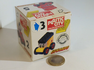 PLASTIC CITY DYNAMIC 391 ITALOCREMONA COSTRUZIONI VINTAGE 1970s NEW IN