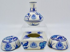 Vintage police training college - Saeedabad Karachi Pakistan - Ceramic desk set