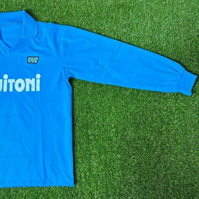 SSC Napoli 1987 1988 Long Sleeve Maglia Shirt Jersey NR ennerre
