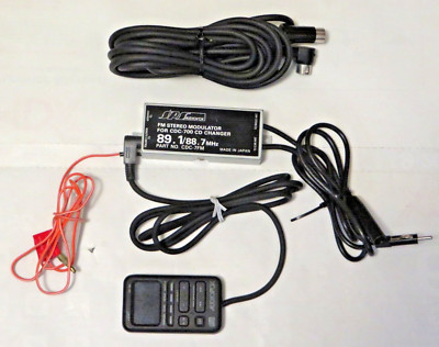 New Audiovox FM Modulator with Wired Remote and Cable for CD Changer ...