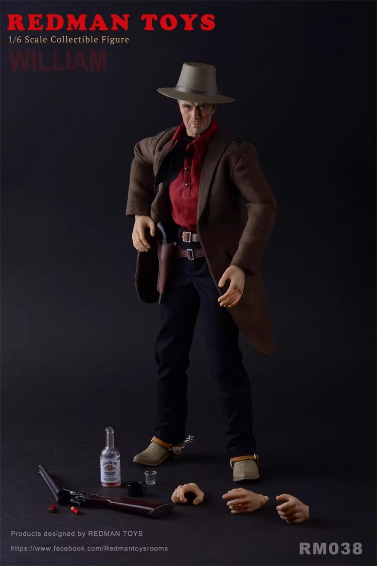 REDMANTOYS RM038許されざる者 unforgiven cowboy REDMAN TOYS RM038 Eastwood Unforgiven Cowboy 1/6 Figure