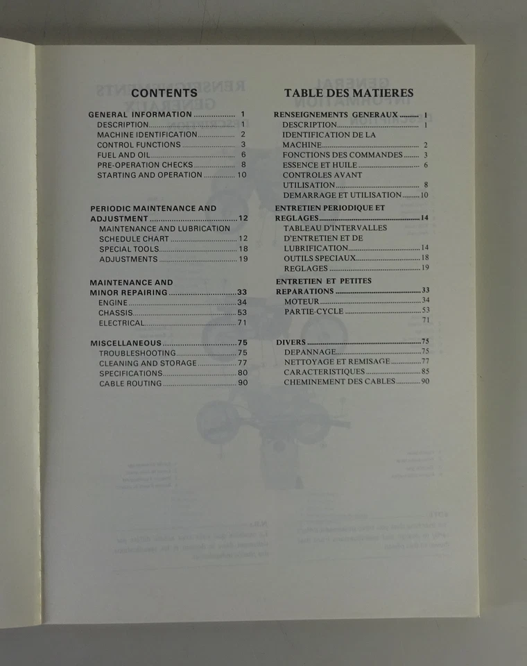 Manual De Taller Yamaha YZ 80 (H) Motocicleta De Tierra Desde 07/1980 - Imagen 2 de 3