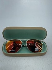 Realtree Girl Gold Polarized Aviator Style Reflective Sunglasses 56 x 15 135 mm