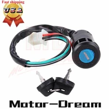 4Wires ATV Key IGNITION SWITCH Pit Dirt Bikes 50cc-125cc Coolster Tao Tao Kazuma