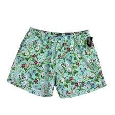 INC Mens Evan Garden Quick-Dry Floral Mesh Lined Swim Trunks Multicolor XL